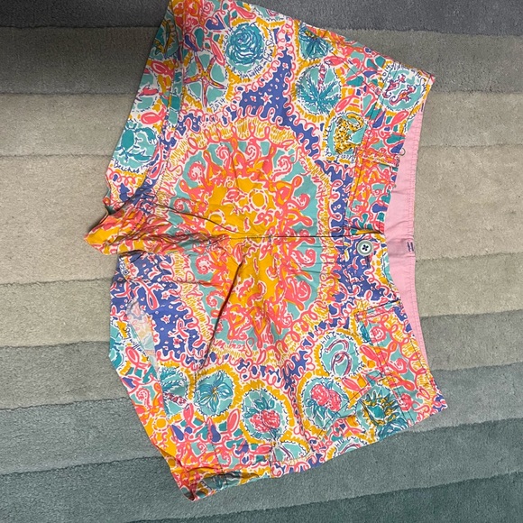 Lilly Pulitzer Written in the Sun Callahan Shorts Holy Grail HTF Size 10 - Picture 2 of 9